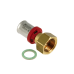 BONFIX ALU-PERS 2-DELIGE KOPPELING 1/2" BI.DR. X 16 1ST.