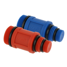 BONFIX AFSLUITPLUG ROOD + BLAUW 1ST