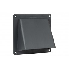 UNIVERSELE GEVELKLEP Ø100/125/110X54MM ANTRACIET