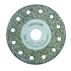 DOORSLIJP- EN PROFILEERSCHIJF MET DIAMANT EROP 50 X 1 X 10 MM VOOR LHW + LHW/A