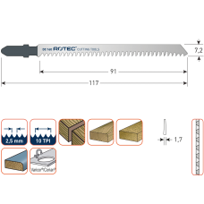 DECOUPEERZAAGBLAD DC160 / T301BCP