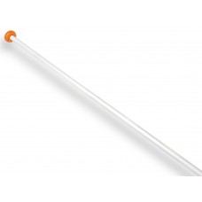 VLAGGENSTOK 200 X 2,8 CM GEPLASTIFICEERD (ORANJE KNOP LOS ERBIJ GELEVERD)