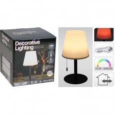 LAMP COLOUR CHANGING MAT ZWART