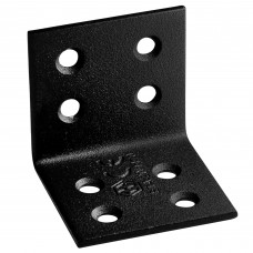 VERSTERKINGSHOEK 40X40MM ZWART TXT