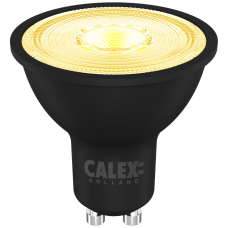 CALEX LED GU10 2700K 400LM FULL BLACK PLASTIC DIMMABLE