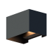 CALEX OUTDOOR WALL LIGHT RECTANGLE ZWART ( VENICE )