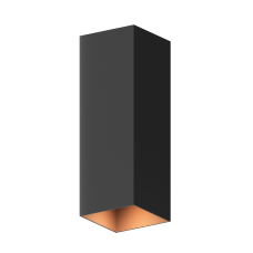 CALEX OUTDOOR WALL LIGHT RECTANGLE ZWART ( MILAN)