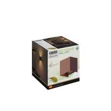 CALEX OUTDOOR WALL LIGHT CUBE ROEST (BARI)