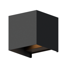 CALEX OUTDOOR WALL LIGHT CUBE ZWART(BARI)