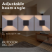 CALEX OUTDOOR WALL LIGHT CUBE ZWART(BARI)