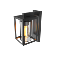 CALEX OUTDOOR LANTAARN ZWART MET DAG/NACHT SENSOR ( NAPELS)
