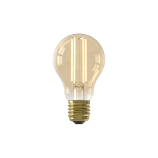 CALEX STANDAARD A60 GOUD STRAIGHT FILAMENT 220-240V 7.5W 806LM 2100K E27 DIMBAAR MET LED DIMMER