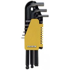 HAAKSE SLEUTELSET VOOR HX-SCHROEVEN HX 1,5 - 10 (9-DLG.)