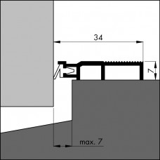 TOCHTPROFIEL THRESHOLD SEAL R5 100CM