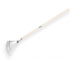 BLADHARK ATLAS VERZINKT VERSTELBAAR, 22 PLATTE TANDEN, 28-42 CM BREED, MET IKAPE STEEL 150 X 2,4 CM. FSC 100%