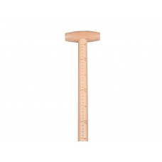 MEETSTEEL ATLAS 110 CM GEBOGEN, MET DOORGESTOKEN HILT
