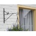 MUURHAAK SMEEDIJZER 35CM ZWART