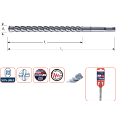 HAMERBOOR SDS+ QUATTRO-X ø7,0X50/115
