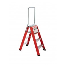 TRAP DUBBEL OPLOOPBAAR ALUMINIUM 2 X 4 TREDES MET BEUGEL