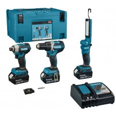 MAKITA LXT 18 V COMBISET BOREN EN (SLAG)SCHROEVEN MET LAMP (BODY SET)