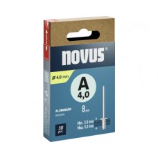 NOVUS BLINDKLINKNAGEL A 4 X 8 ALU 30ST