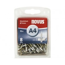 NOVUS BLINDKLINKNAGEL A 4 X 8 ALU 70ST