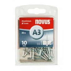 NOVUS BLINDKLINKNAGEL A 3 X 10 ALU 30ST