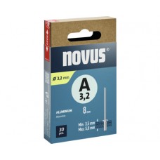 NOVUS BLINDKLINKNAGEL A 3 X 8 ALU 30ST
