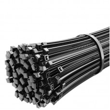 BUNDELBANDJE 7,5 X 300MM UV-BESTENDIG 100ST. ZWART