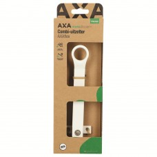 COMBI-RAAMUITZETTER AXAFLEX/RVS WIT/KUNSTSTOF WIT/CP