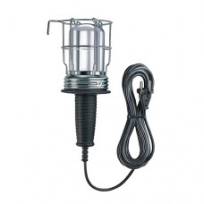 KORFLOOPLAMP STAAL E27+5M RUBBERSNR