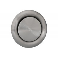 RVS AFZUIGVENTIEL Ø125MM