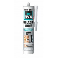 BISON BEGLAZINGSKIT BRUIN KOKER 290 ML NL/FR