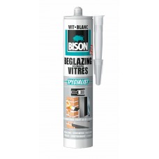 BISON BEGLAZINGSKIT WIT KOKER 290 ML NL/FR