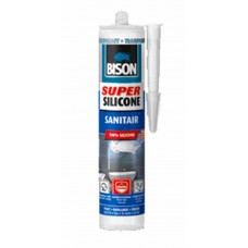 BISON SUPER SILICONE SANITAIR TRANSPARANT CRT 300ML*12 NLFR