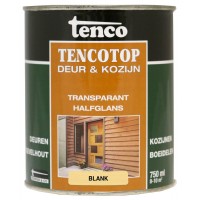 TENCOTOP DEUR & KOZIJN TRANSPARANT BLANK 0,75