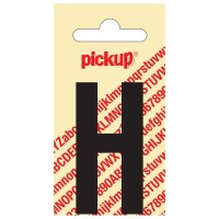 LETTER H 60MM ZWART 31002060H