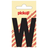 LETTER W 60MM ZWART 31002060W