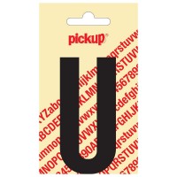 LETTER U 90MM ZWART 31002090U