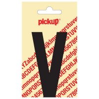 LETTER V 90MM ZWART 31002090V