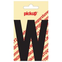 LETTER W 90MM ZWART 31002090W