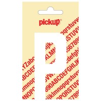 LETTER P 90MM WIT 31012090P