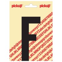 PLAKLETTER NOBEL 120 MM ZWART F