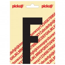 PLAKLETTER NOBEL 120 MM ZWART F