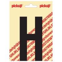 PLAKLETTER NOBEL 120 MM ZWART H