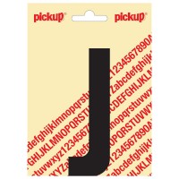 PLAKLETTER NOBEL 120 MM ZWART J