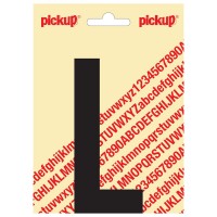 PLAKLETTER NOBEL 120 MM ZWART L