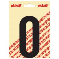 PLAKLETTER NOBEL 120 MM ZWART O