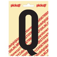 PLAKLETTER NOBEL 120 MM ZWART Q