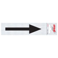 BORD ALULOOK PIJL PICTO 165X44 MM ZELFKLEVEND